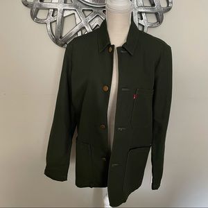 NWT Levi’s green denim jacket